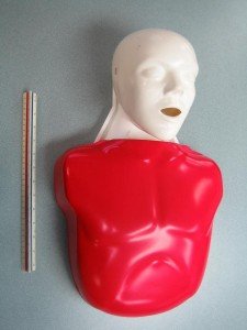 Adult training mannequin with First Aid Training Hamilton