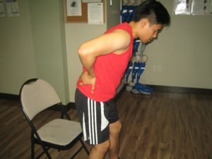 Lower back muscle strains